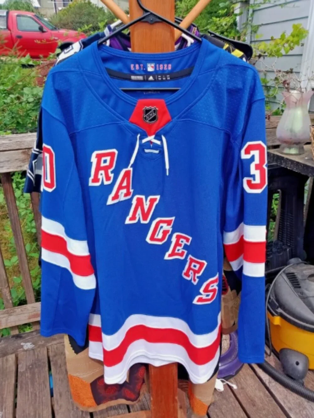 Adidas New York Rangers Henrik Lundqvist Jersey Hockey NHL Mens (50)